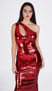 'BRIA' Sequin Gown - GLAMBAE FASHION