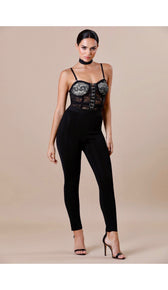 'JUSTINE' Pinstripe Bodycon Pants - GLAMBAE FASHION