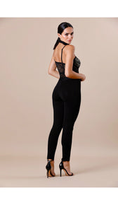 'JUSTINE' Pinstripe Bodycon Pants - GLAMBAE FASHION