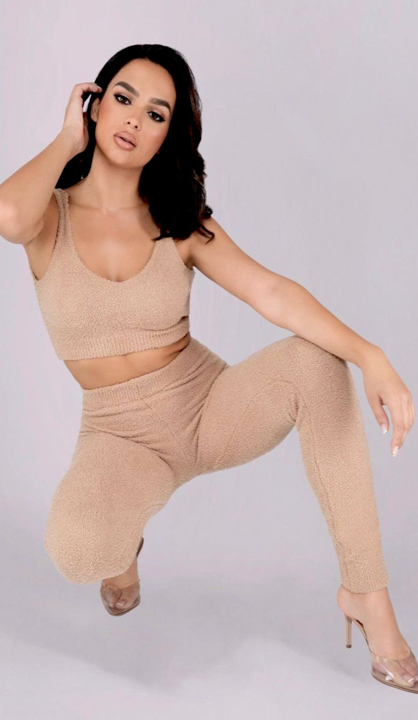 KIMBER Teddy Cami Top - Sand