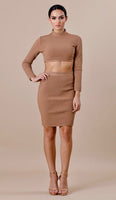 ESTELLE Crop Top - Tan