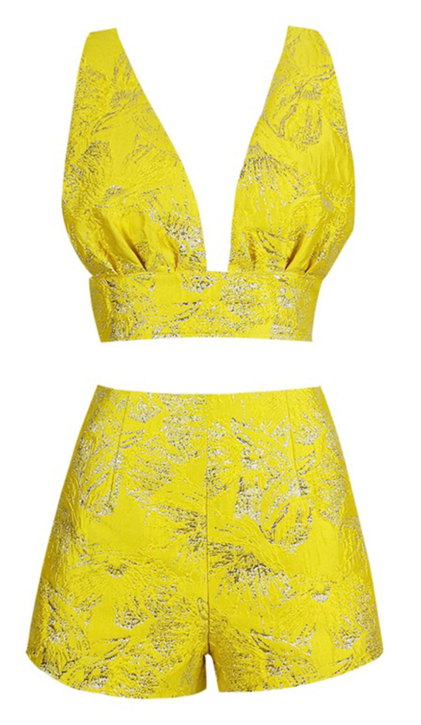 JEZELLE Two Piece Shorts Set