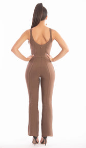 "MARINA" Bandage Jumpsuit - GLAMBAE FASHION