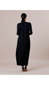 "NALIA" Black Duster Coat - GLAMBAE FASHION