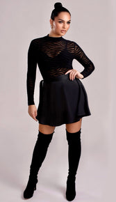 JADE Satin Wrap Skirt