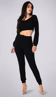 JILLIAN Knit Top - Black