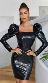 NEVRA Cut Out Mini Dress