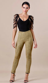 "VIVIAN" String Bandage Bodysuit - GLAMBAE FASHION