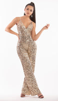'DORIA' Sequin Jumpsuit - GLAMBAE FASHION