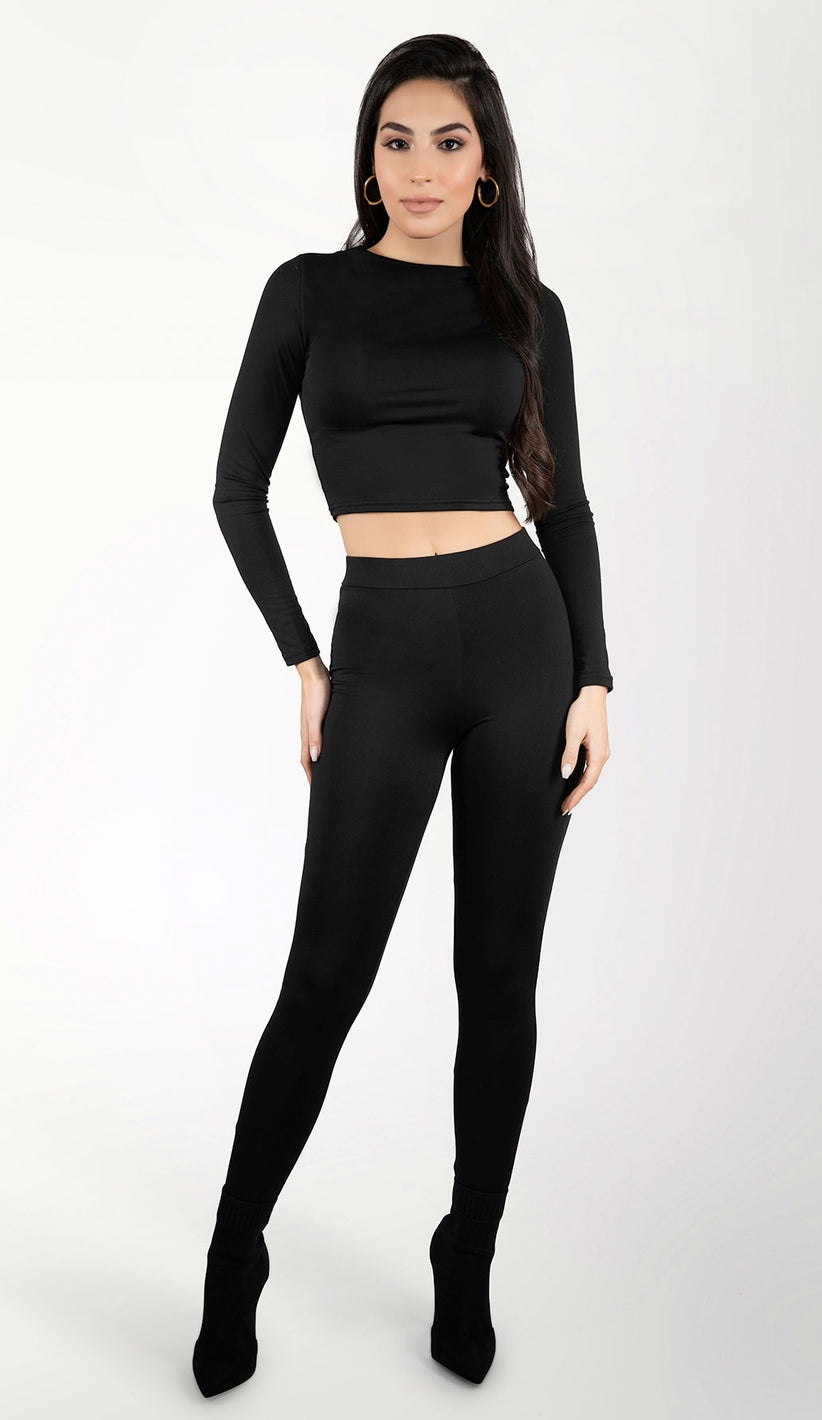 HADLEY Skinny Tights Set - Black