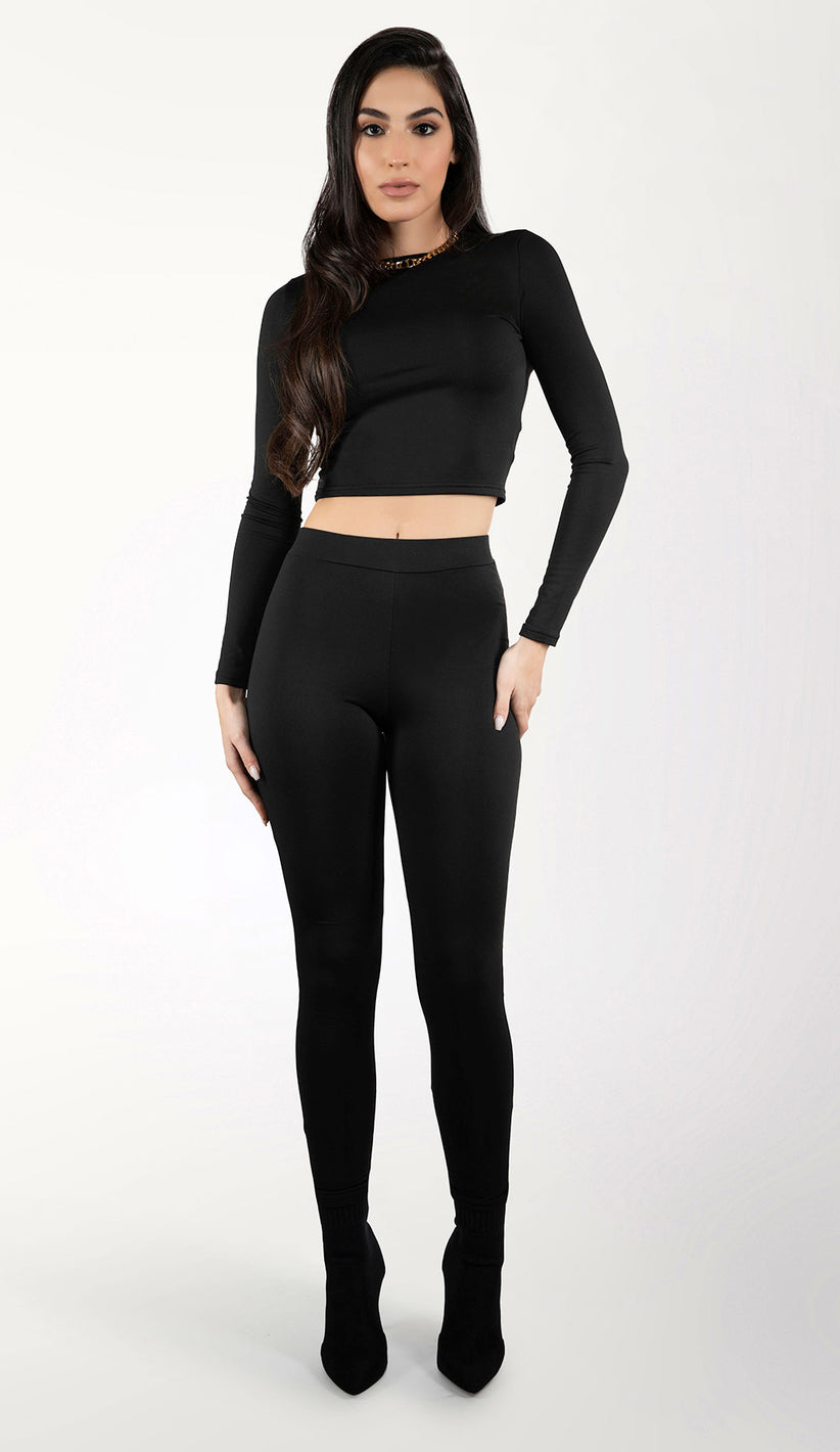 HADLEY Skinny Tights Set - Black