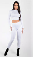 HADLEY Skinny Tights Set - White