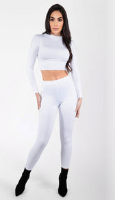 HADLEY Skinny Tights Set - White