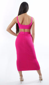 'REGINA' Bandage Crop Top - GLAMBAE FASHION