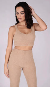 KIMBER Teddy Cami Top - Sand