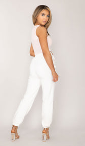 MONA Cropped Tank - Light-Pink