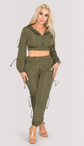 PIA Windbreaker Two Piece Set - Olive