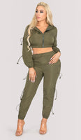 PIA Windbreaker Two Piece Set - Olive
