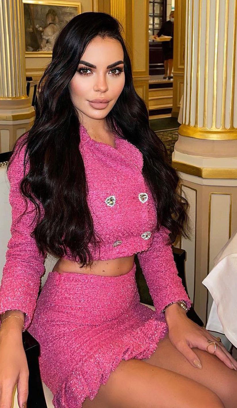 KELZI Cropped Blazer Set