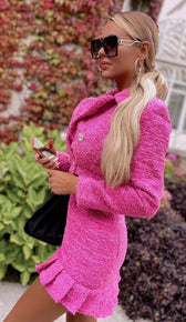 KELZI Cropped Blazer Set