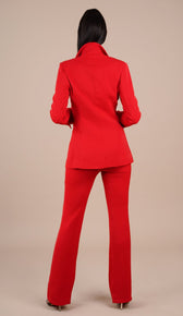 'LINA' Mesh Corset Jumpsuit + Blazer Set - GLAMBAE FASHION