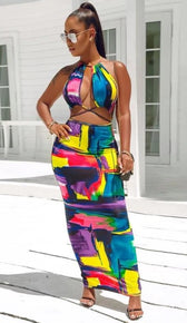 NOMIA Maxi Dress - Multicolor